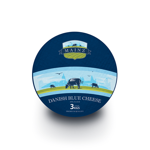 Picture of Danish Blue cheese - 3 kg