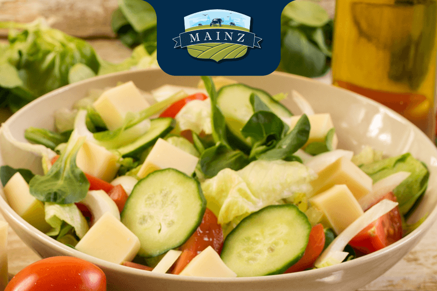 Salad recipe with Mainz Natural Light Cheddar